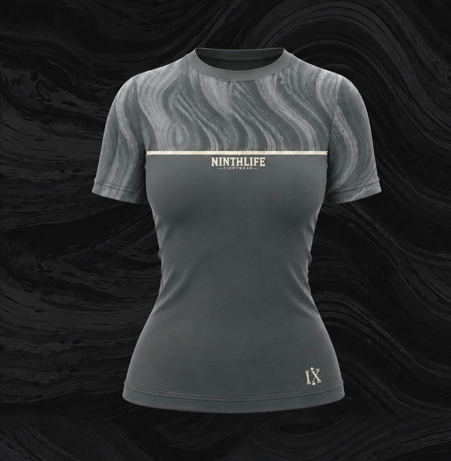 Teal woman’s Rashguard