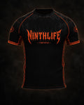 Black & neon orange men’s rashguard