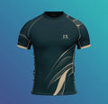 Teal & Cream men’s rashguard